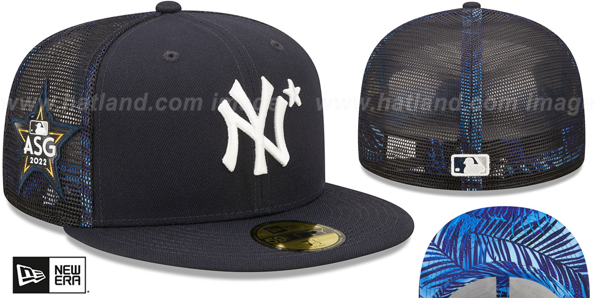 Yankees '2022 MLB ALL-STAR WORKOUT' Navy Fitted Hat by New Era