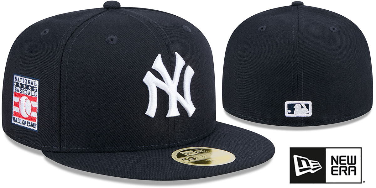 Yankees 2025 'HALL OF FAME' GAME Fitted Hat by New Era