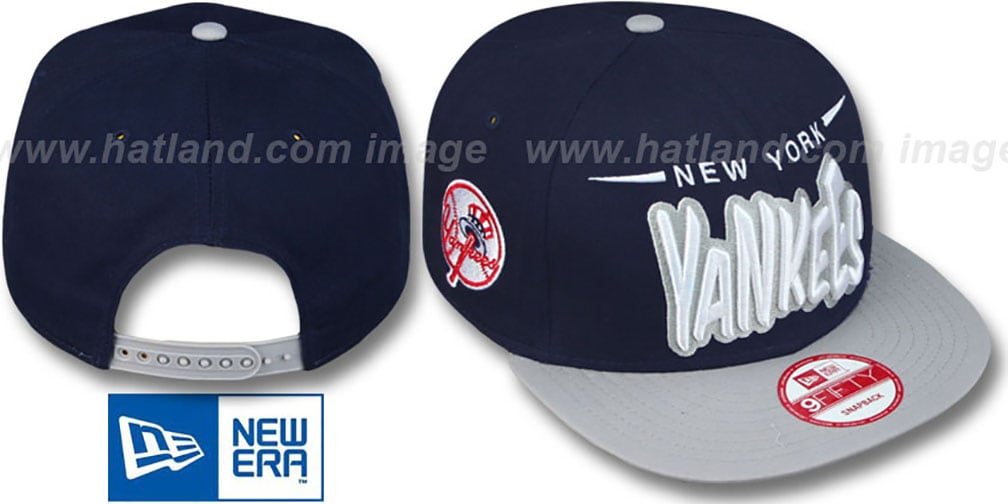 Yankees '2T DOPETASTIC SNAPBACK' Navy-Grey Hat by New Era