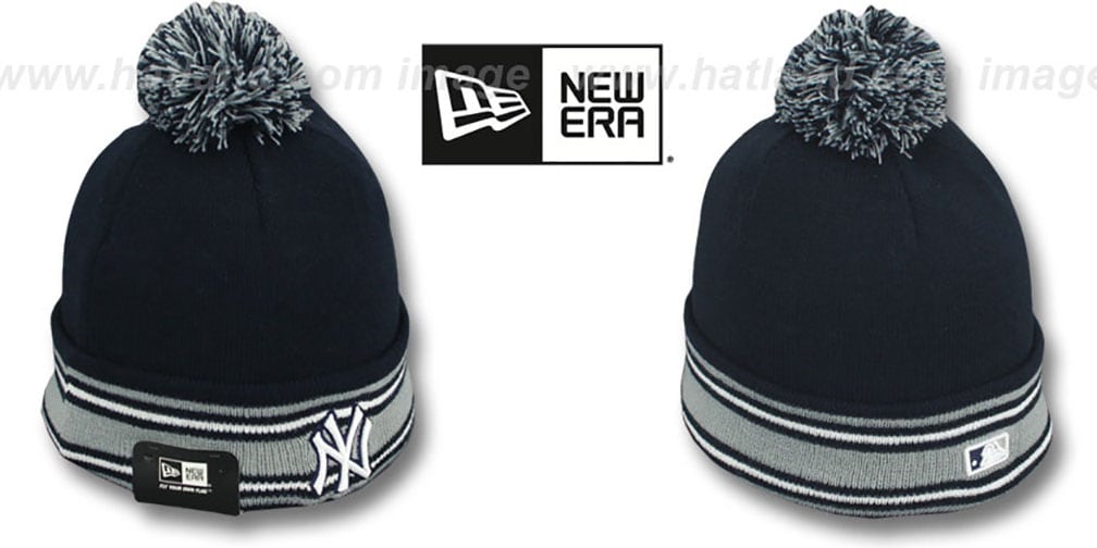 Yankees 'AC-ONFIELD' Navy Knit Beanie Hat by New Era