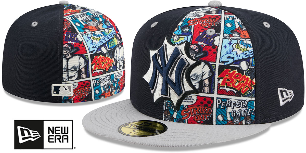 Yankees 'DIAMOND HERO' Navy-Grey Fitted Hat by New Era