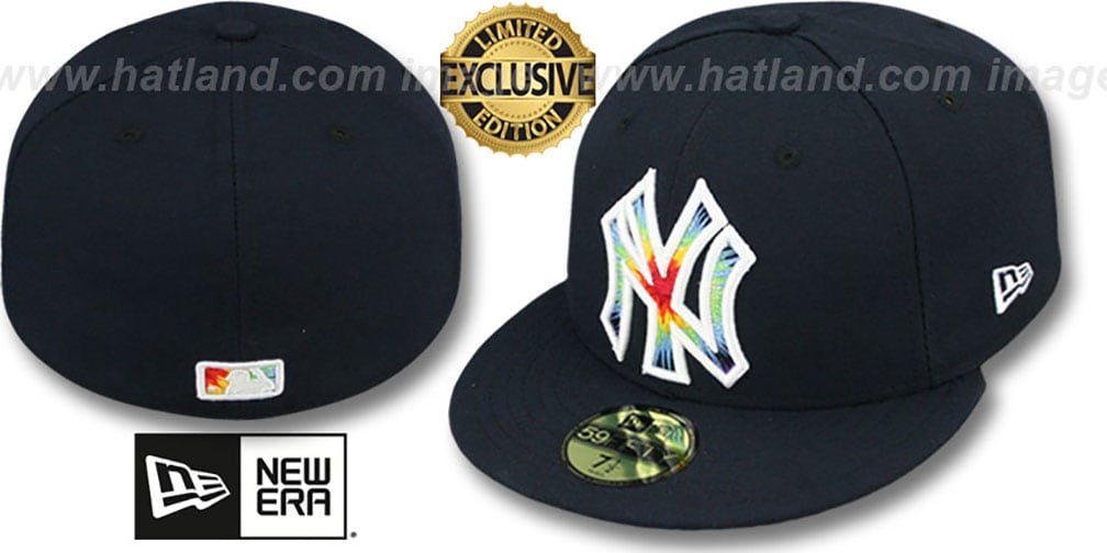 Yankees 'TYE-DYE INSIDER' Navy Fitted Hat by New Era