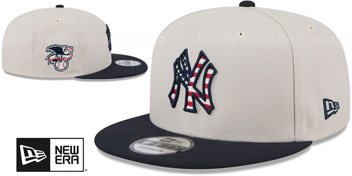 Yankees 2024 'JULY 4TH STARS N STRIPES SNAPBACK' Hat by New Era