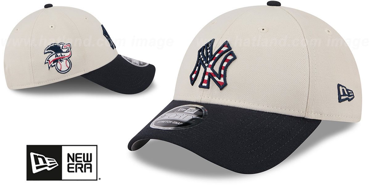 Yankees 2024 'JULY 4TH STARS N STRIPES STRETCH SNAP' Hat by New Era