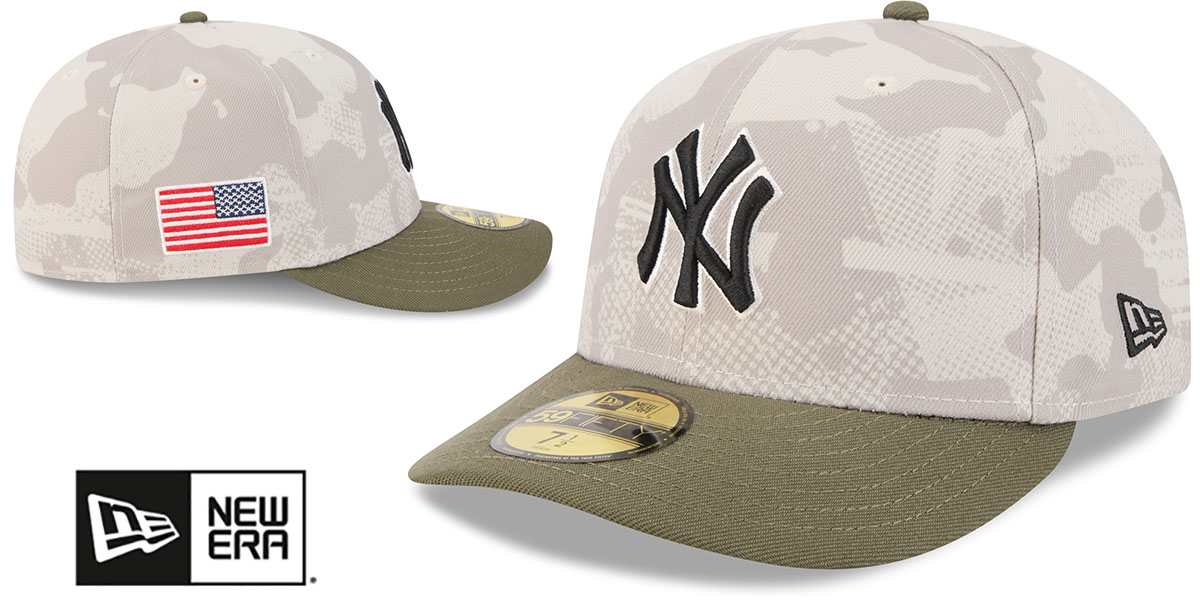 Yankees 2025 ARMED FORCES 'STARS N STRIPES' Hat by New Era