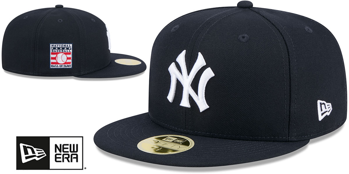 Yankees 2025 'HALL OF FAME' GAME Fitted Hat by New Era