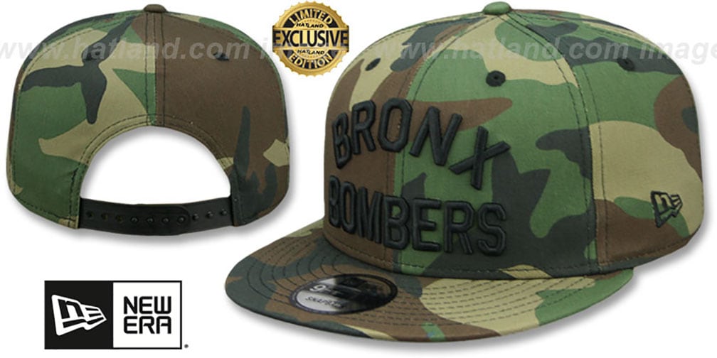 Yankees 'BRONX BOMBERS SNAPBACK' Army Camo Hat by New Era