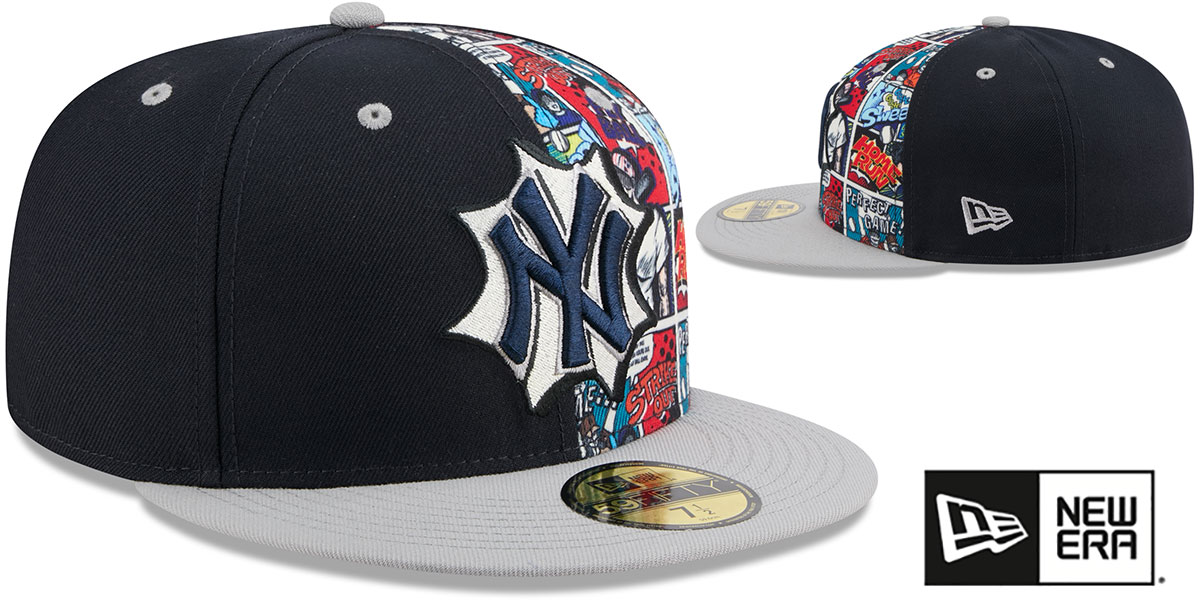 Yankees 'DIAMOND HERO' Navy-Grey Fitted Hat by New Era