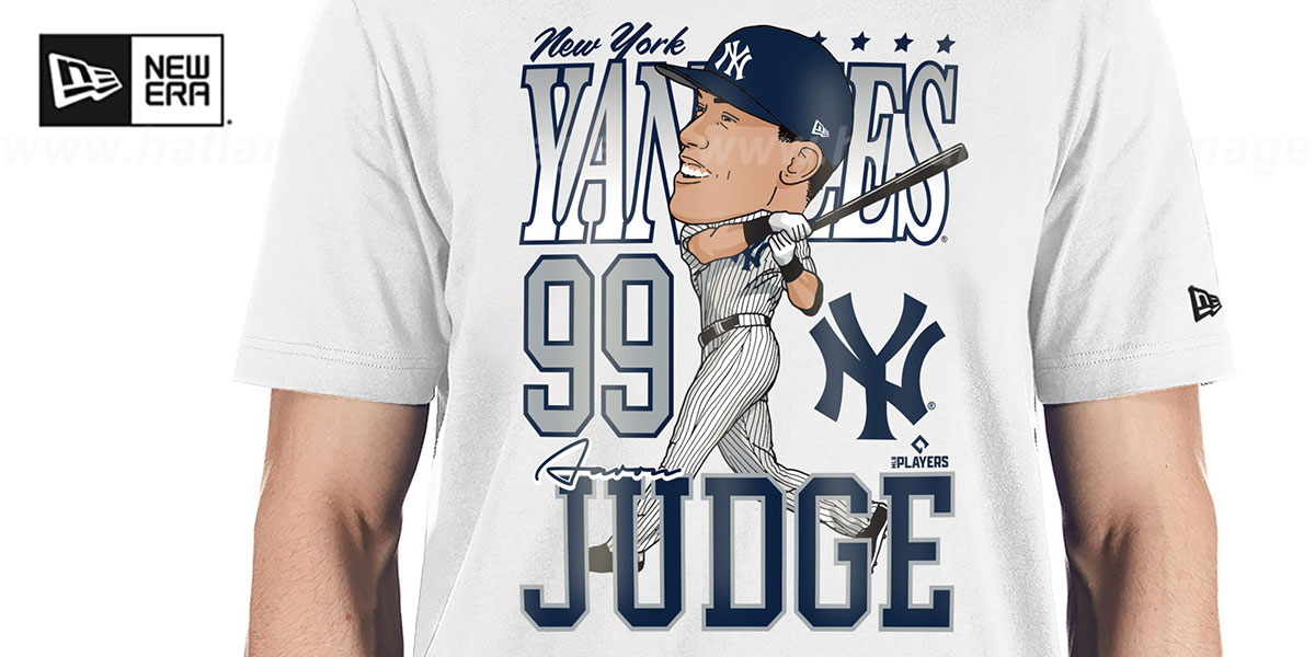 Yankees 'JUDGE CARICATURE' White T-Shirt by New Era