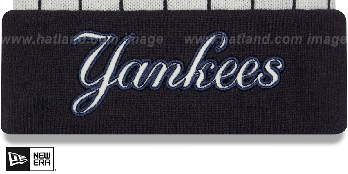 Yankees 'RETRO-CUFF' Knit Beanie by New Era