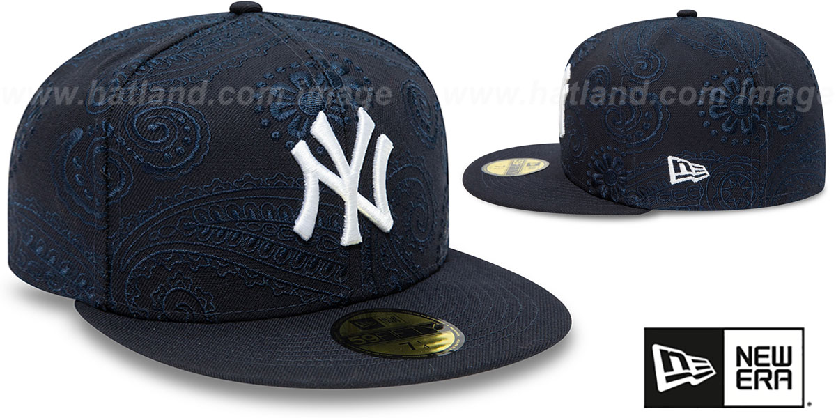 Yankees 'SWIRL' Navy Fitted Hat by New Era