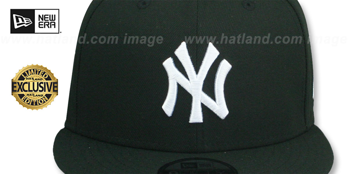 Yankees 'TEAM-BASIC SNAPBACK' Black-White Hat by New Era