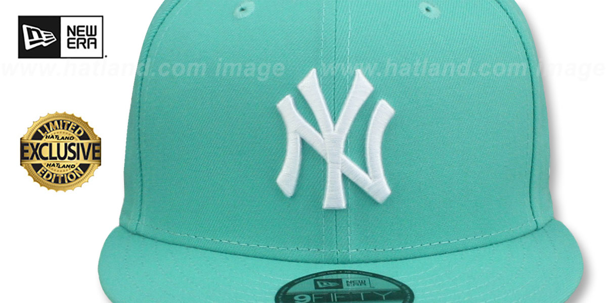 Yankees 'TEAM-BASIC SNAPBACK' Mint-White Hat by New Era