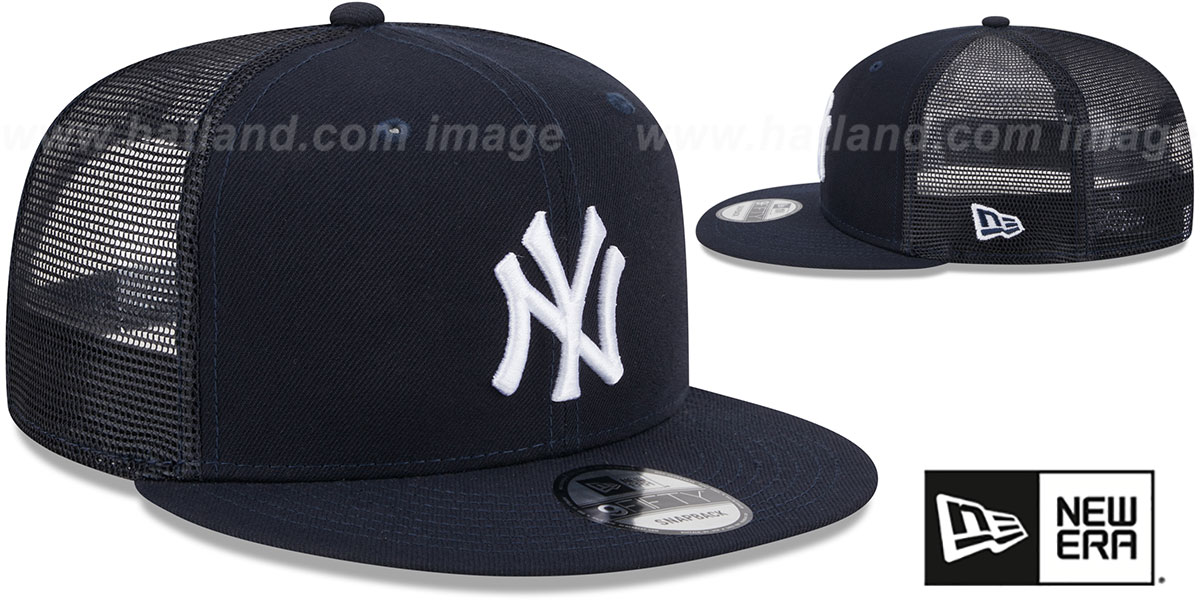 Yankees 'TEAM-BASIC TRUCKER SNAPBACK' Navy Hat by New Era