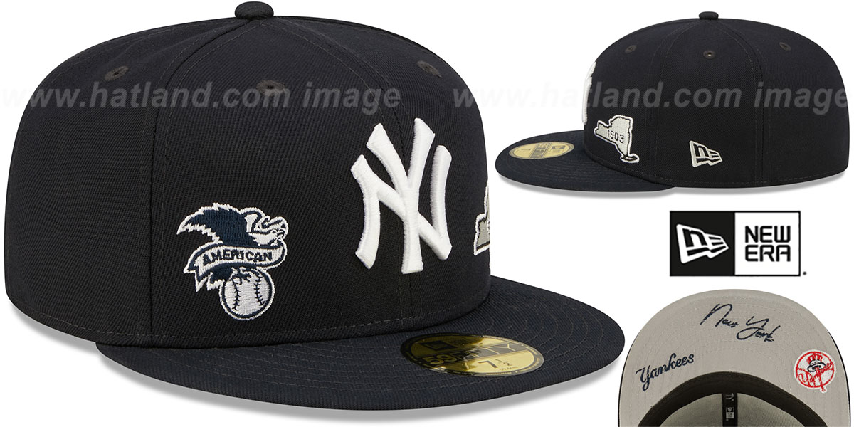 Yankees 'TRIPLE THREAT IDENTITY' Navy Fitted Hat by New Era