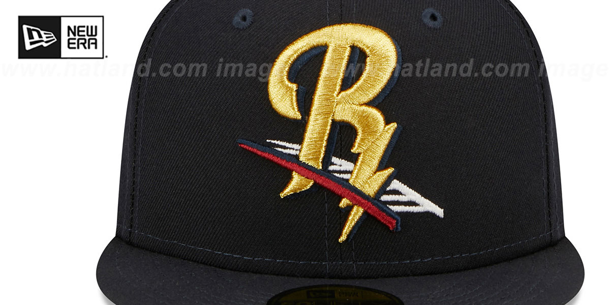 RailRiders 'MILB ONFIELD HOME' Navy Fitted Hat by New Era