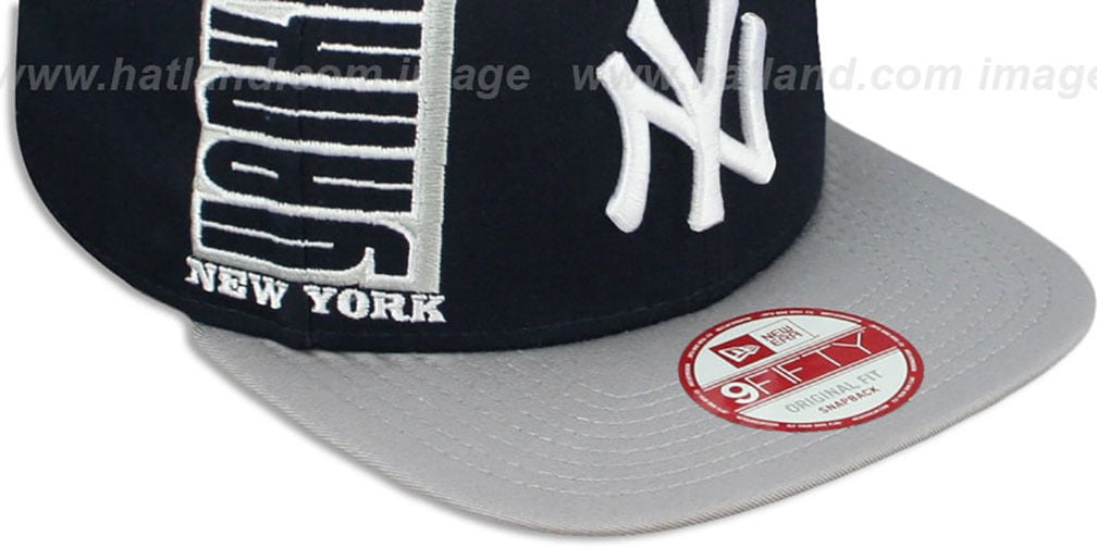 Yankees 'RALLYMARK SNAPBACK' Navy-Grey Hat by New Era