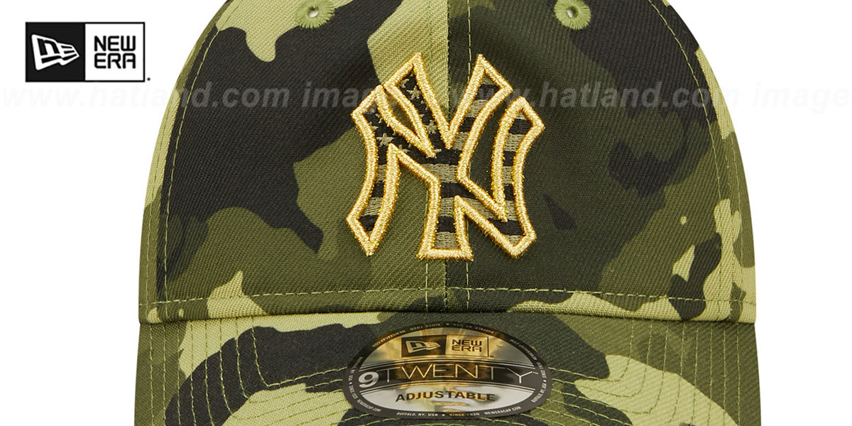 Yankees 2022 ARMED FORCES 'STARS N STRIPES STRAPBACK' Hat by New Era