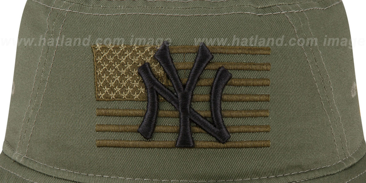 Yankees 2023 ARMED FORCES 'STARS N STRIPES BUCKET' Hat by New Era