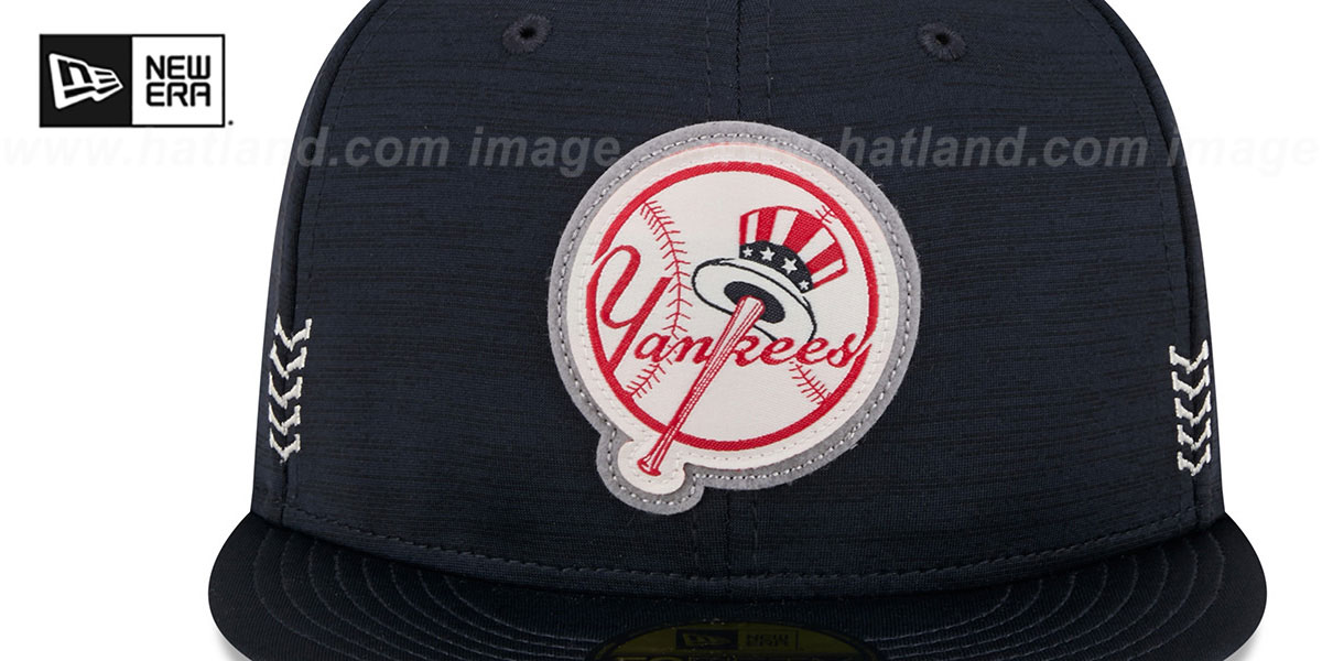 Yankees '2024 ALTERNATE CLUBHOUSE' Heather Navy Fitted Hat by New Era