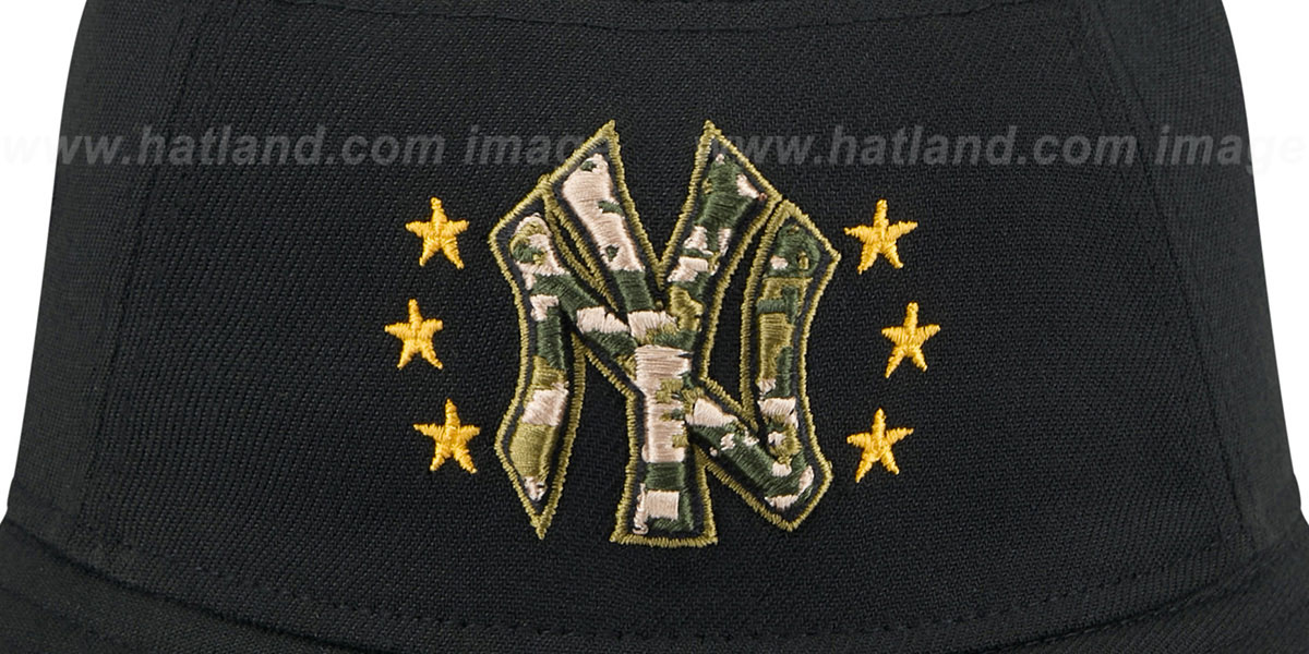 Yankees 2024 ARMED FORCES 'STARS N STRIPES BUCKET Hat by New Era