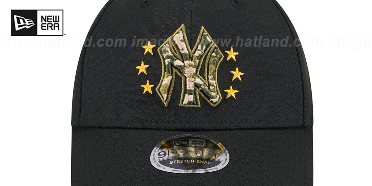 Yankees 2024 ARMED FORCES 'STARS N STRIPES STRETCH SNAP' Hat by New Era