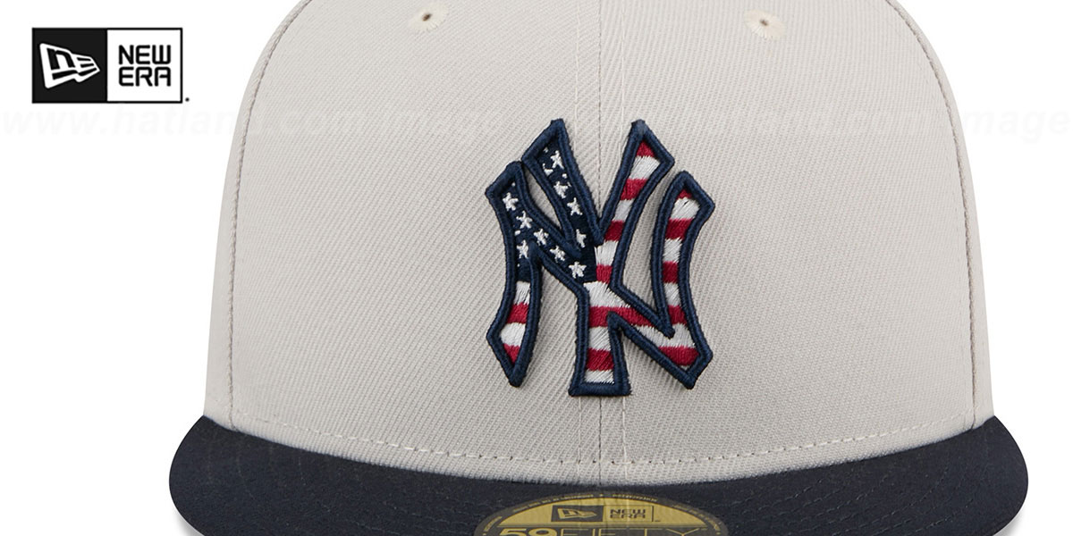 Yankees 2024 'JULY 4TH STARS N STRIPES' Fitted Hat by New Era