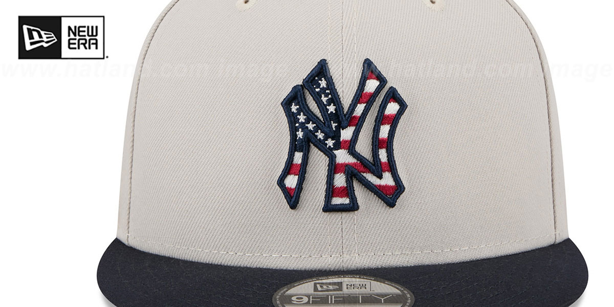 Yankees 2024 'JULY 4TH STARS N STRIPES SNAPBACK' Hat by New Era