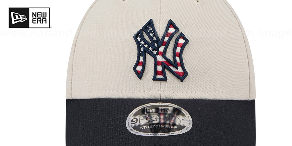 Yankees 2024 'JULY 4TH STARS N STRIPES STRETCH SNAP' Hat by New Era