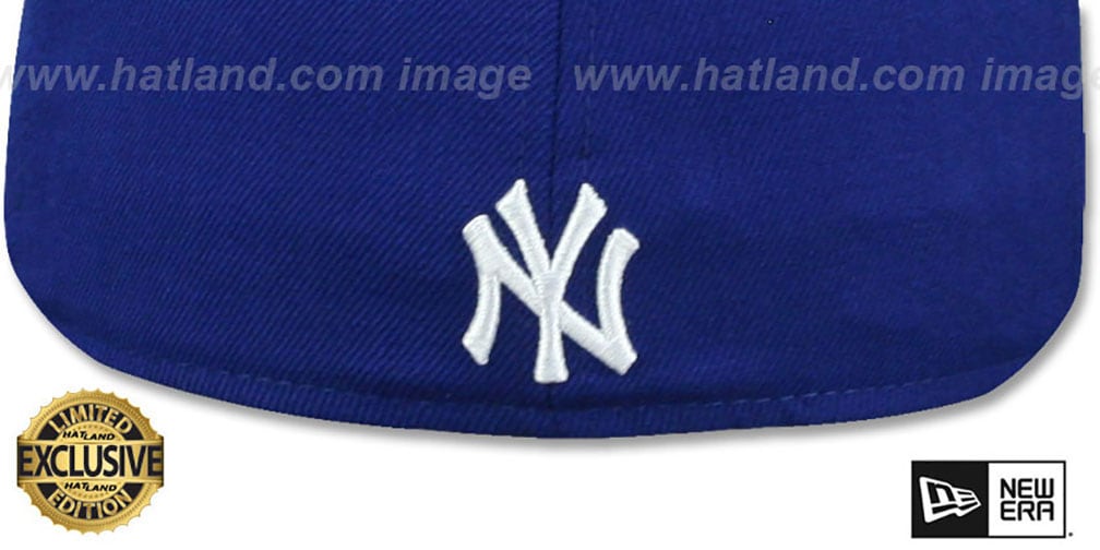 Yankees 'BRONX BOMBERS' Royal Fitted Hat by New Era
