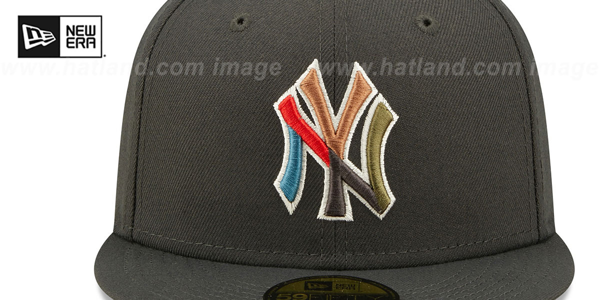 Yankees 'COLOR PACK MULTI' Charcoal Fitted Hat by New Era