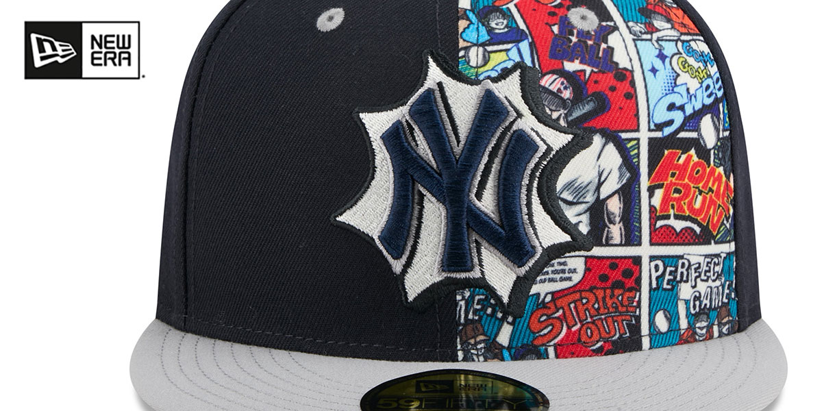 Yankees 'DIAMOND HERO' Navy-Grey Fitted Hat by New Era