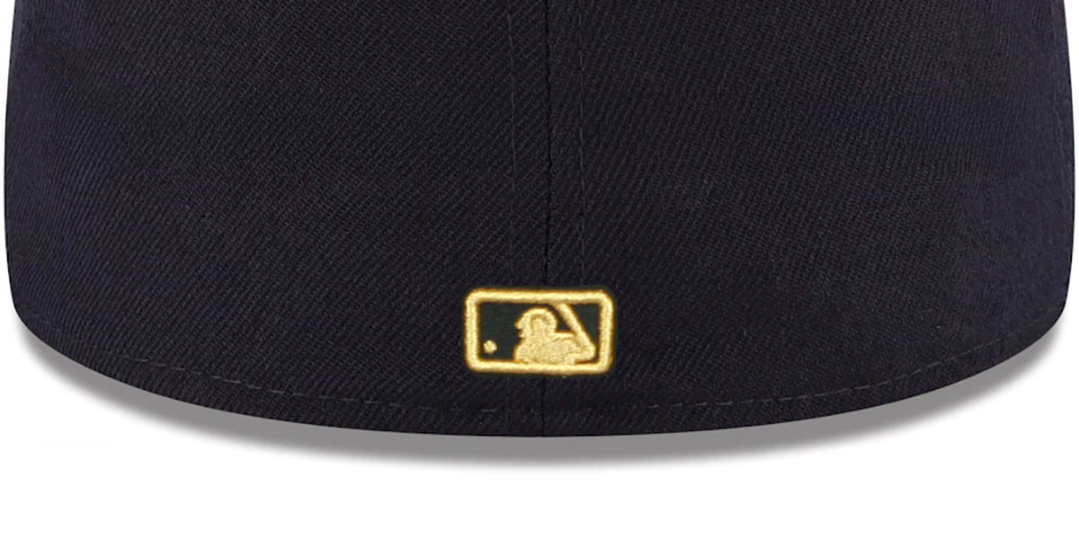 Yankees 'GOLD-METALLIC' Black Fitted Hat by New Era
