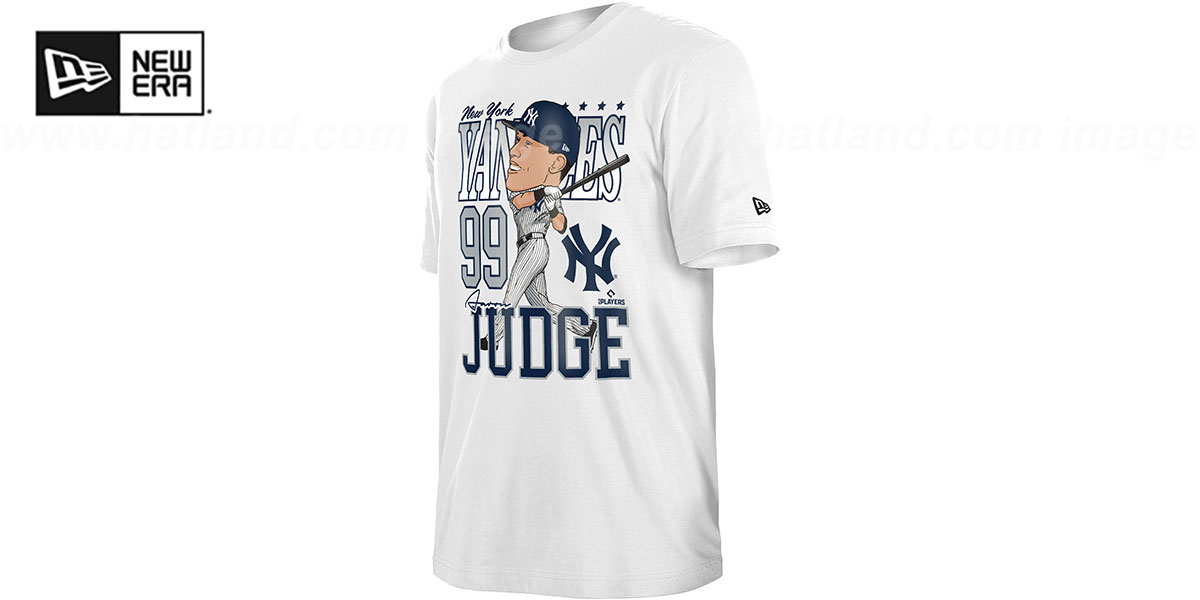 Yankees 'JUDGE CARICATURE' White T-Shirt by New Era