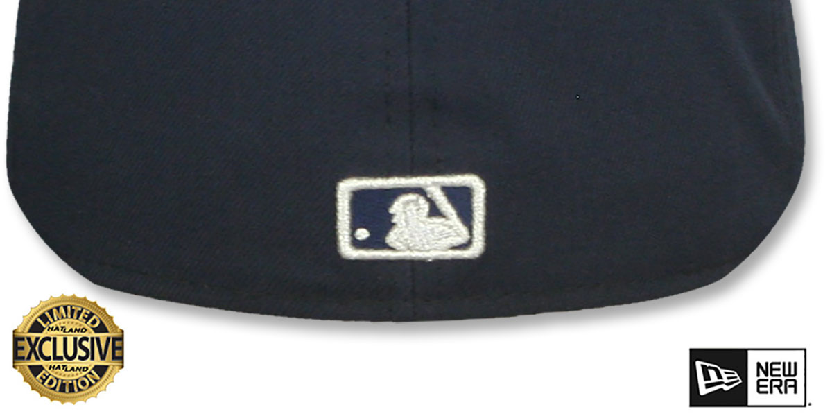 Yankees 'SILVER-METALLIC' Navy Fitted Hat by New Era