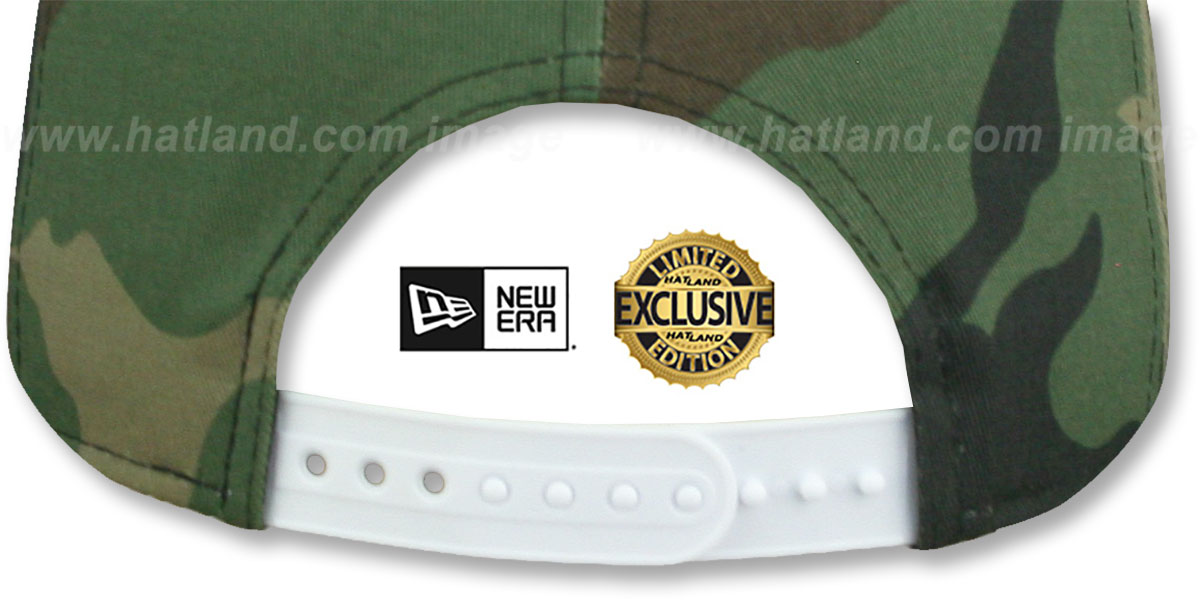 Yankees 'TEAM-BASIC SNAPBACK' Army Camo-White Hat by New Era