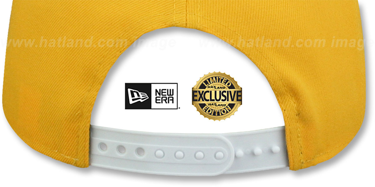 Yankees 'TEAM-BASIC SNAPBACK' Gold-White Hat by New Era