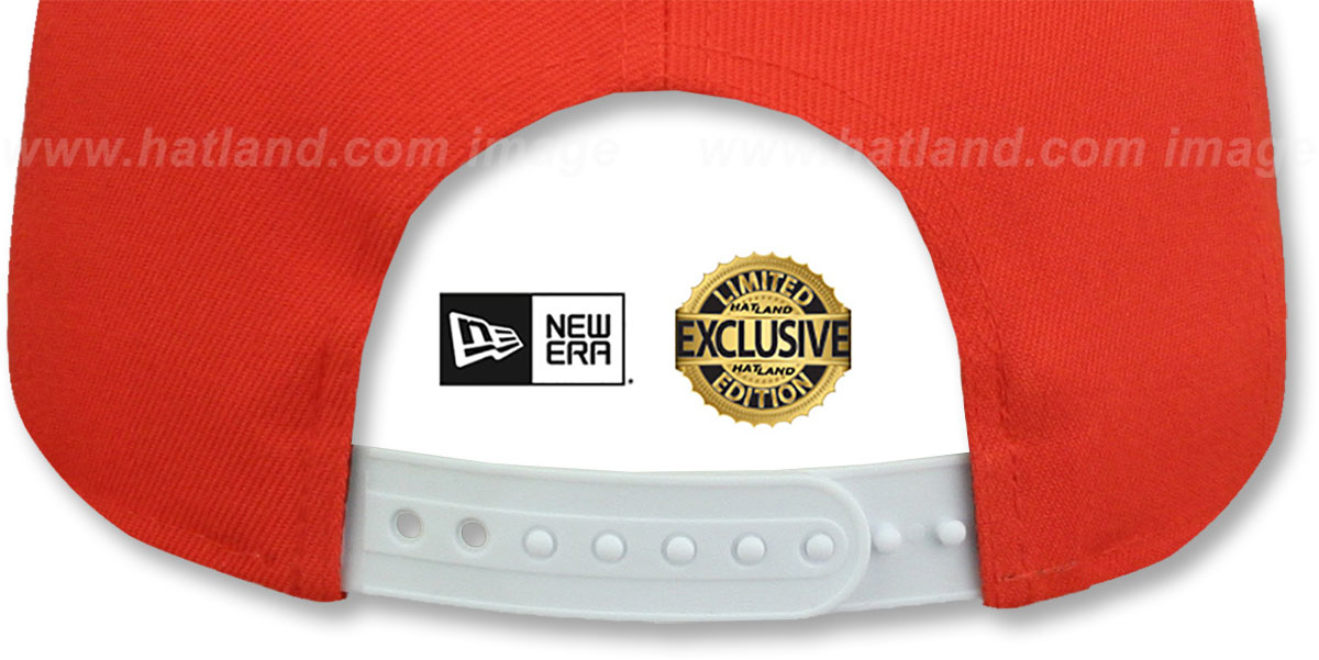 Yankees 'TEAM-BASIC SNAPBACK' Orange-White Hat by New Era