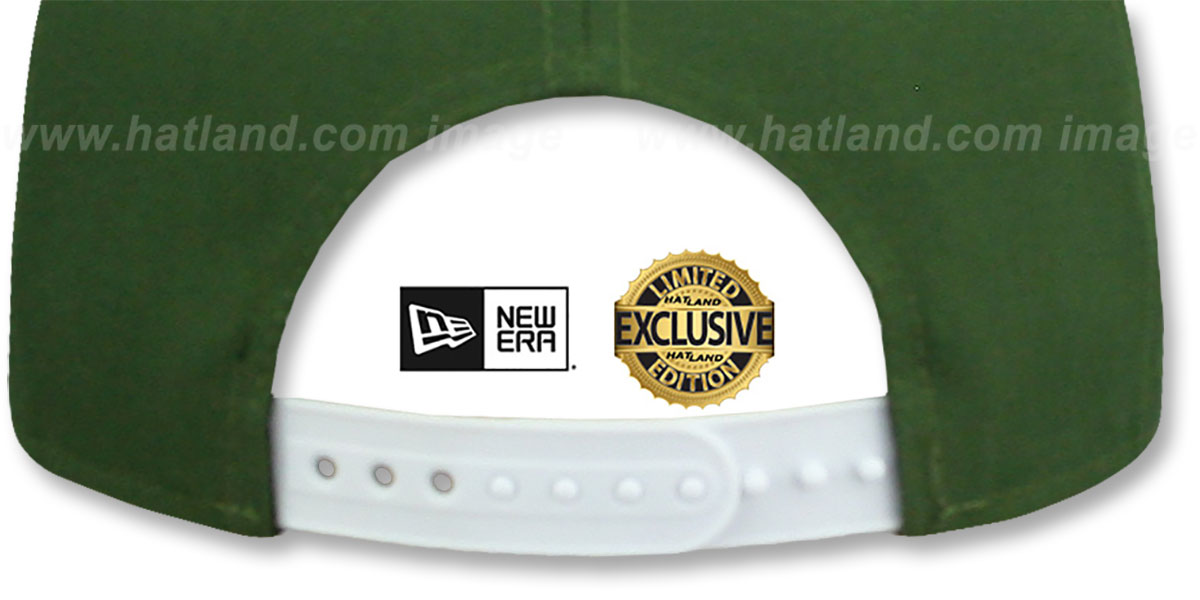 Yankees 'TEAM-BASIC SNAPBACK' Rifle Green-White Hat by New Era