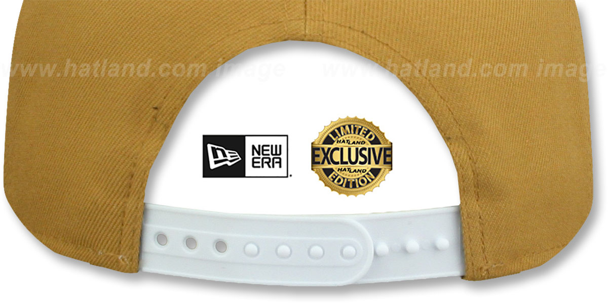 Yankees 'TEAM-BASIC SNAPBACK' Tan-White Hat by New Era