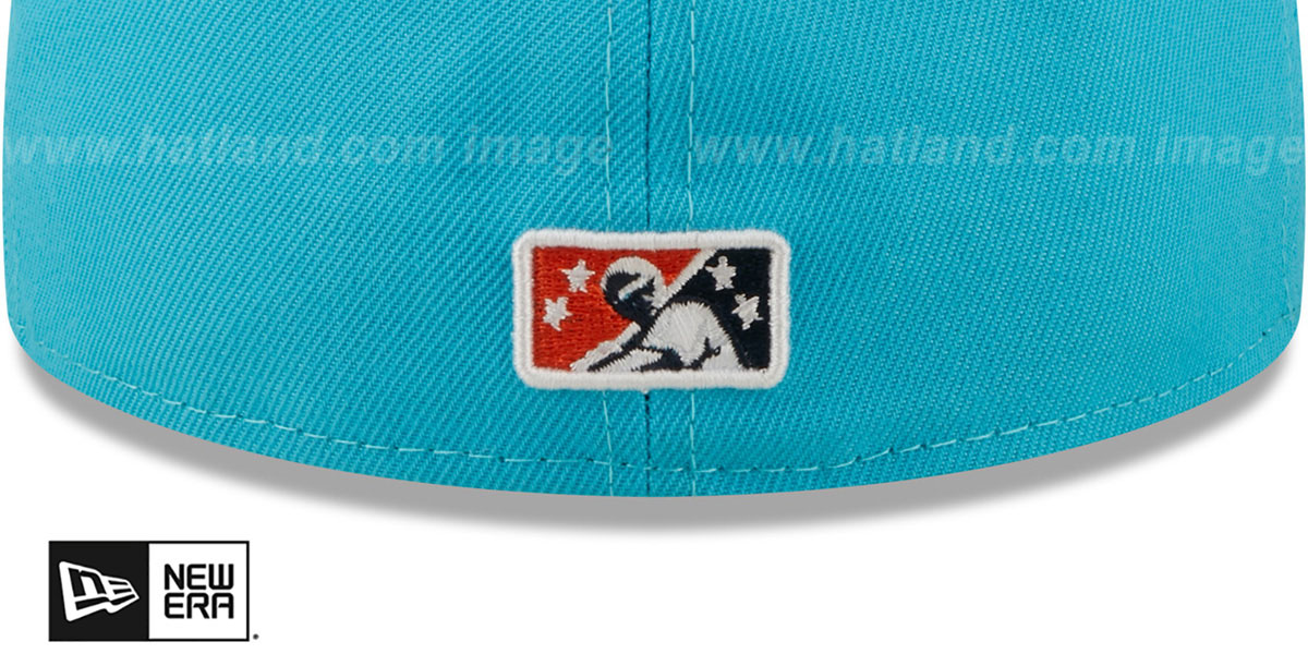 Patriots 'COPA' Turquoise-Orange Fitted Hat by New Era