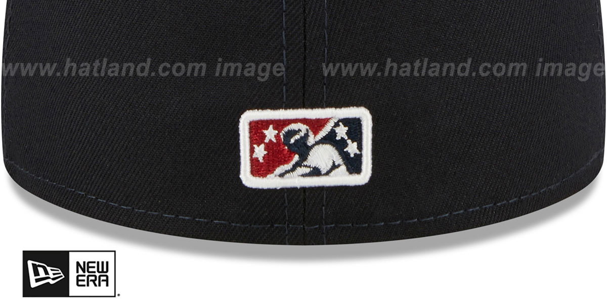 RailRiders 'MILB ONFIELD HOME' Navy Fitted Hat by New Era