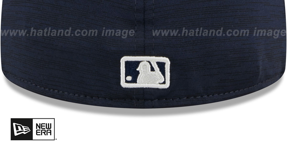 Yankees '2024 ONFIELD CLUBHOUSE' Heather Navy Fitted Hat by New Era