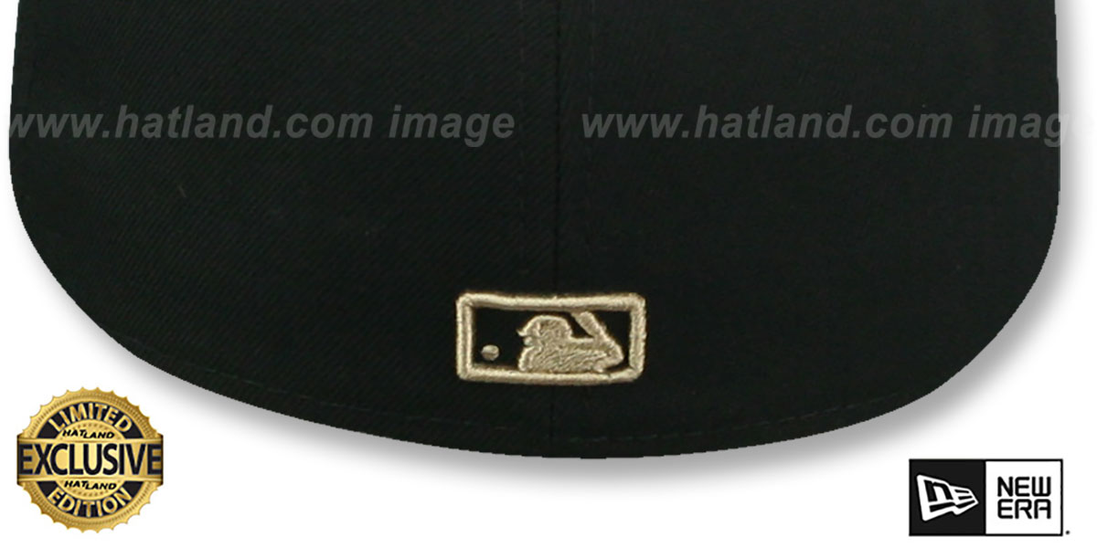 Yankees 'ARMY CAMO-BOTTOM' Black Fitted Hat by New Era