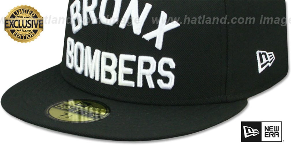 Yankees 'BRONX BOMBERS' Black Fitted Hat by New Era