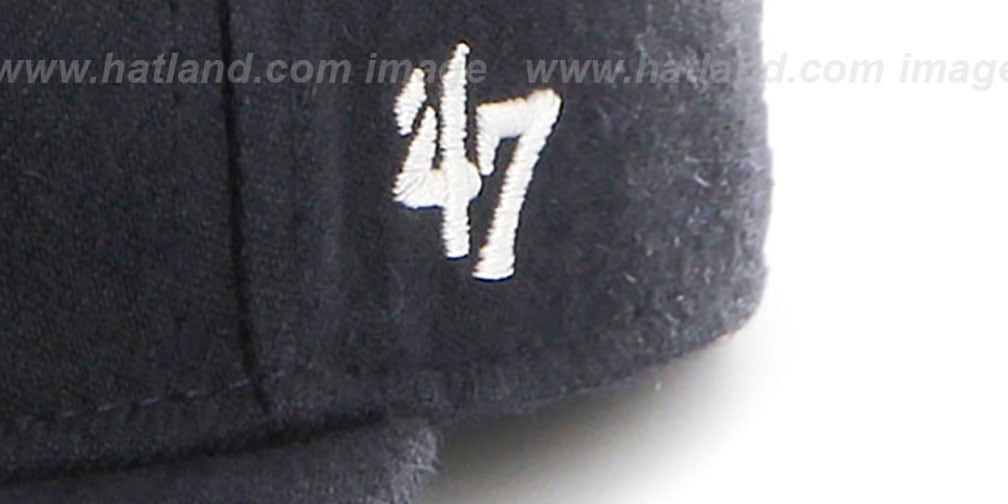 Yankees 'COOP HOLE-SHOT' Navy Fitted Hat by Twins 47 Brand
