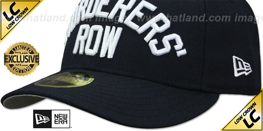 Yankees LOW-CROWN 'MURDERERS ROW' Navy Fitted Hat by New Era