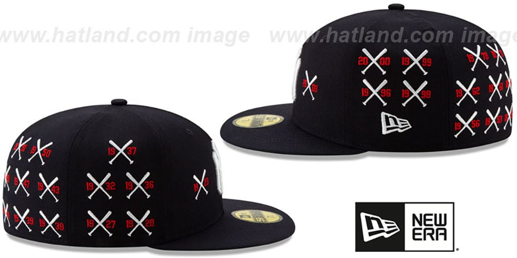 Yankees 'SPIKE LEE' CROSSED-BATS Navy Fitted Hat by New Era