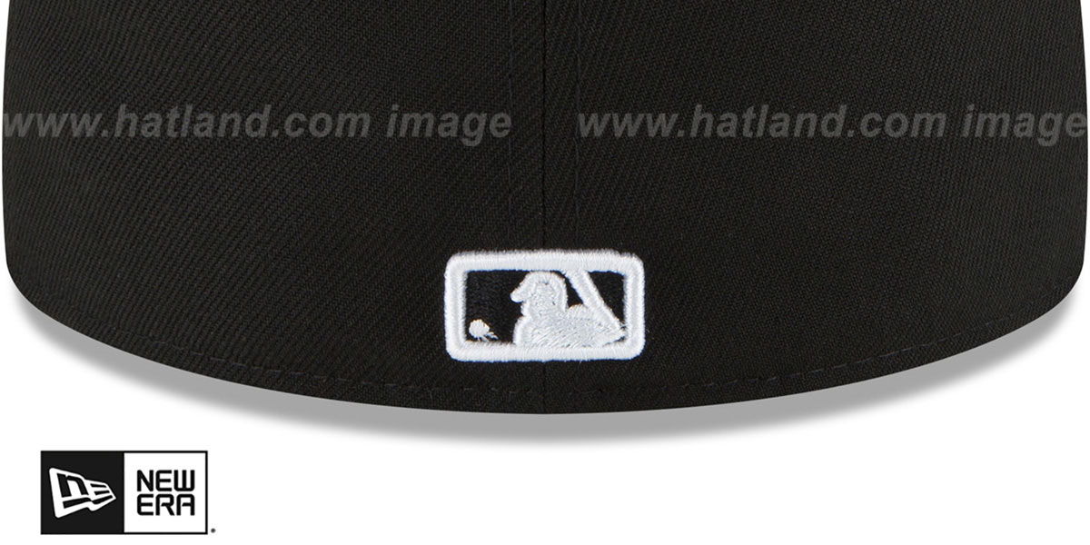 Yankees 'TEAM-BASIC' Black-White Fitted Hat by New Era