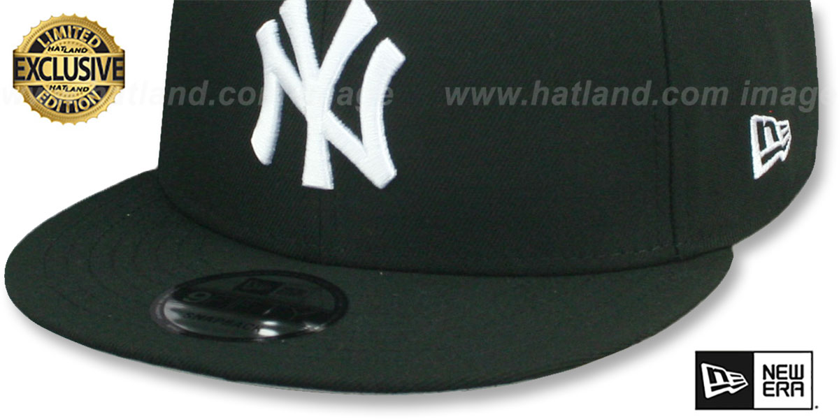 Yankees 'TEAM-BASIC SNAPBACK' Black-White Hat by New Era